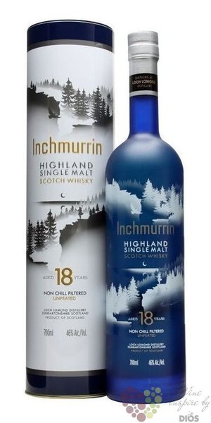 Loch Lomond  Inchmurrin  aged 18 years Scotch whisky 46% vol.  0.70 l
