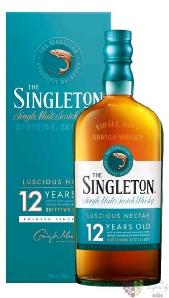 Singleton of Dufftown  Luscious Nectar  aged 12 years Speyside whisky 40% vol.  0.70 l