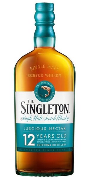 Singleton of Dufftown  Luscious Nectar  aged 12 years Speyside whisky 40% vol.  0.70 l