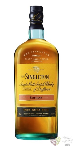 Singleton of Dufftown  Sunray  single malt Speyside whisky 40% vol.    0.70 l