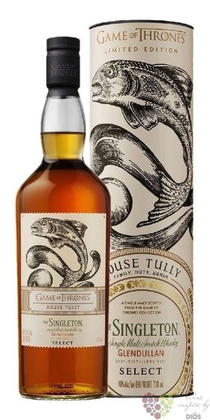 Singleton of Glendullan  Game of Thrones ltd. House Tully  Speyside whisky 40% vol.  0.70 l