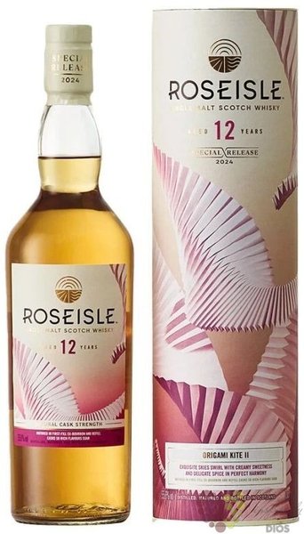 Roseisle  Special release ed. 2024  aged 12 years single malt Skye whisky  55.6% vol.  0.70 l