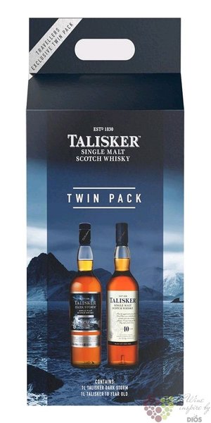 Talisker  Twin pack  single malt Skye whisky 45.8% vol.  2x1.00 l