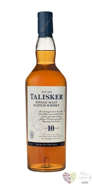 Talisker 10 years old single malt Skye whisky 45.8% vol.  0.20 l
