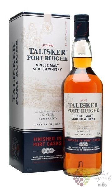 Talisker  Port Ruighe  single malt island of Skye whisky 45.8% vol.  0.70 l