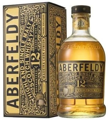 Aberfeldy  Madeira Cask  aged 12 years single malt Highlands whisky  40% vol.  0.70 l