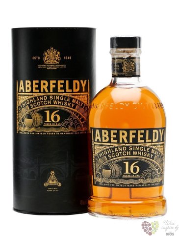 Aberfeldy  Limited release  aged 16 years Highlands whisky 40% vol.  0.70 l