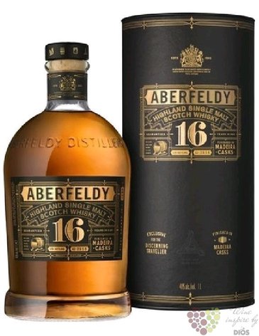 Aberfeldy  Madeira casks  aged 16 years Highlands whisky 40% vol.  1.00 l