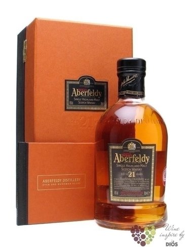 Whisky Aberfeldy 21y Malbec Cask v krabice  46%0.70l