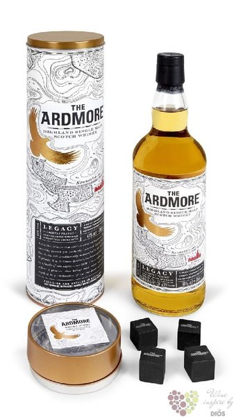 Ardmore  Legacy stones set  unchillfiltered single malt Highland whisky 40% vol.   0.70 l
