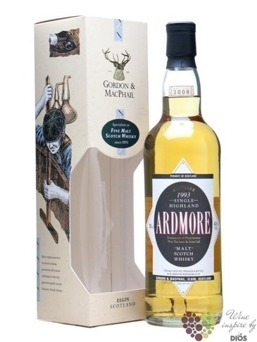 Ardmore  Gordon &amp; MacPhail Distillery labels  1993 Highland whisky 43% vol.  0.70 l