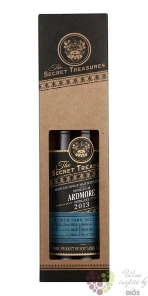 Ardmore  the Secret Treasures  2013 Highland whisky 46% vol.  0.70 l