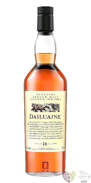 Dailuaine  Flora &amp; Fauna Series  aged 16 years Speyside whisky 43%vol.  0.70 l