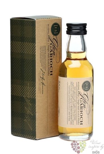 Glen Garioch 12 years old single malt Highland whisky 48% vol.    0.05 l