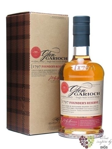 Glen Garioch  1797 Founders reserve  single malt Highland whisky 48% vol.  1.00 l