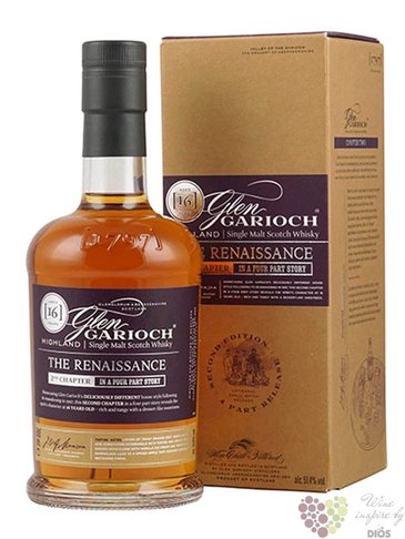 Glen Garioch  the Renaissance chapter II.  aged 16 years Highland whisky 51.4% vol. 0.70 l