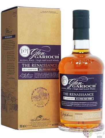 Glen Garioch  the Renaissance chapter III.  aged 17 years Highland whisky 50.8% vol. 0.70 l