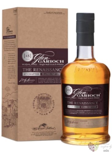 Glen Garioch  the Renaissance chapter IV.  aged 18 years Highland whisky 50.2% vol.  0.70 l