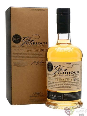 Glen Garioch 1997 single malt Scotch whisky 56.7% vol. 0.70 l