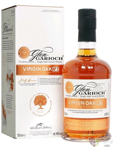 Glen Garioch  Virgin Oak no.2  single malt Highland whisky 48% vol.  0.70 l