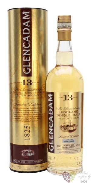 Glencadam  Limited edition batch 1  aged 13 years Highland whisky 46% vol.  0.70 l