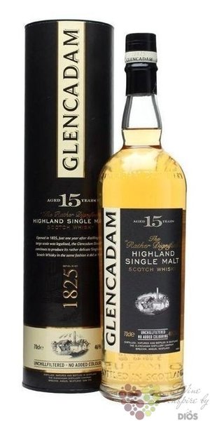Glencadam 15 years old single malt Highland whisky 46% vol.  0.70 l