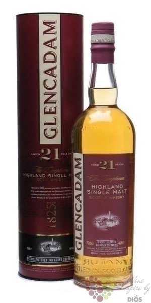Glencadam 21 years old single malt Highland whisky 46% vol.  0.70 l