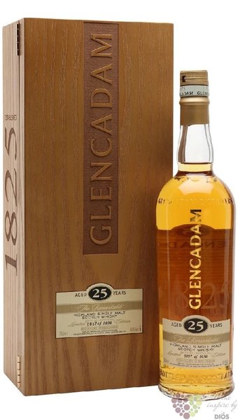 Glencadam  The Remarkable  aged 25 years Highland whisky 46% vol.  0.70 l