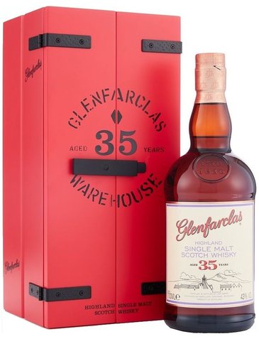 Glenfarclas aged 35 years of single malt Speyside Scotch whisky  43% vol.  0.70 l