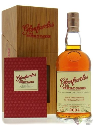 Glenfarclas 2004  Familly cask  single malt Speyside whisky 60.4% vol.  0.70 l