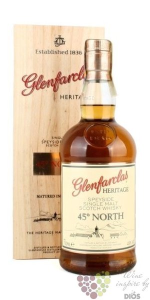 Glenfarclas  Heritage 45 North  single malt Speyside Scotch whisky 40% vol. 0.70 l