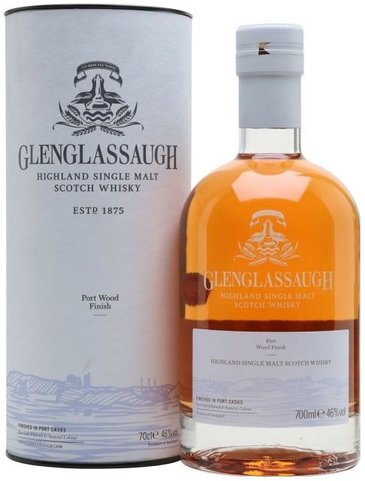 Glenglassaugh  Port Wood finish  single malt Highland whisky  46% vol.  0.70 l