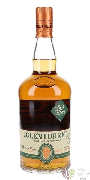 Glenturret  Triple wood edition  single malt Highland whisky 43% vol.  0.70 l