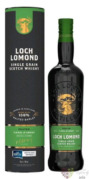 Loch Lomond  Peated Floral &amp; Smoky  single grain Highland whisky 46% vol.  0.70 l