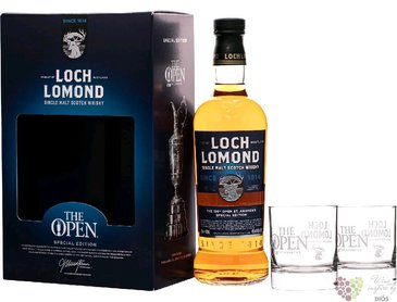 Loch Lomond  Golf Open 2022 150th St. Andrew Special edition  glass set whisky 46% vol.  0.70 l