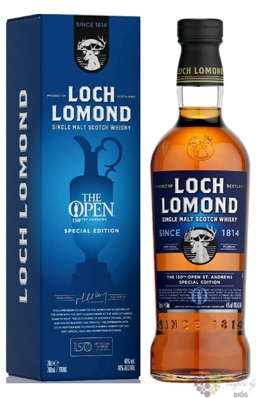 Loch Lomond  Golf Open 2022 150th St. Andrew Special edition  Highland whisky 46% vol.  0.70 l
