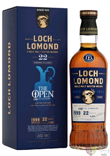 Loch Lomond 1999  Open Golf 2022 150th St. Andrew  aged 22 years Highland whisky 48.2% vol. 0.70 l