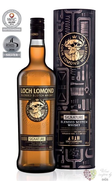 Loch Lomond „ Signature ltd. ” blended Scotch whisky 40% vol.  1.00 l