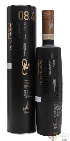 Octomore Virgin Oak  edition 8.4 170 ppm  Islay whisky by Bruichladdich 58,7%vol.  0.70l