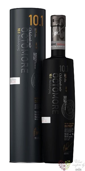 Octomore Scottish Barley  edition 10.1 107 ppm  Islay whisky by Bruichladdich 59.8% vol. 0.70l