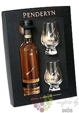 Penderyn  Madeira finish  2glass gift pack Single malt Welsh whisky 46% vol.0.35 l