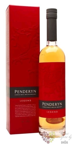 Penderyn  Legend  single malt Welsh whisky 41% vol.  0.70 l