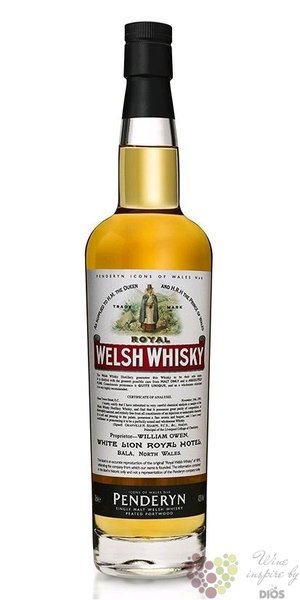 Penderyn Icons of Wales no.6  the Royal Welsh  single malt Welsh whisky 43% vol.  0.70 l