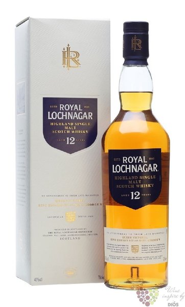 Royal Lochnagar 12 years old single malt Highland whisky 40% vol.  0.70 l