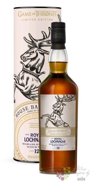 Royal Lochnagar  Game of Thrones ltd.House Baratheon  Highland whisky 40%vol.0.70 l