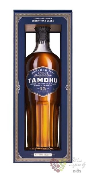 Tamdhu 15 years old single malt Speyside whisky 46% vol.  0.70 l