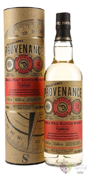 Tamdhu 2007  Douglas Laing &amp; Co Provenance  Speyside whisky 46% vol.  0.70 l