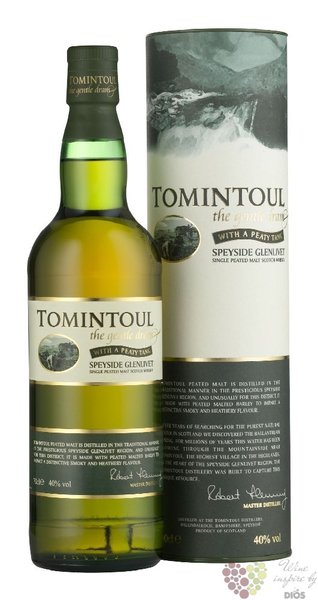 Tomintoul  with a Peaty Tang  Speyside single malt whisky 40% vol.  0.70 l