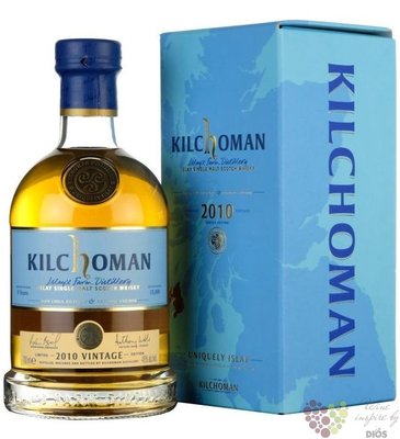 Kilchoman  Vintage 2010  single malt Islay whisky 50% vol.  0.70 l