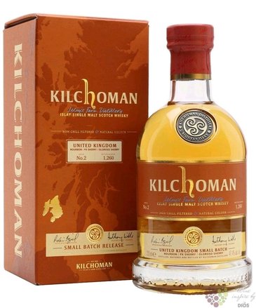 Kilchoman Small batch United Kingdom  Bourbon &amp; Oloroso &amp; PX  Islay 47.1% vol.  0.70 l
